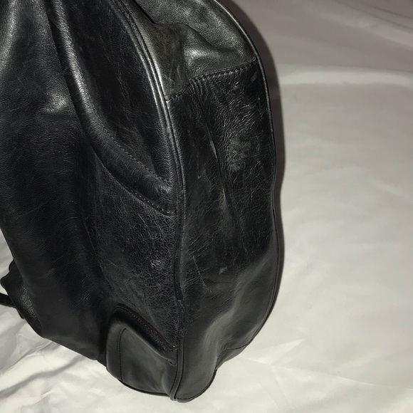 BCBGirls Black Leather Strap Purse - Picture 8 of 9